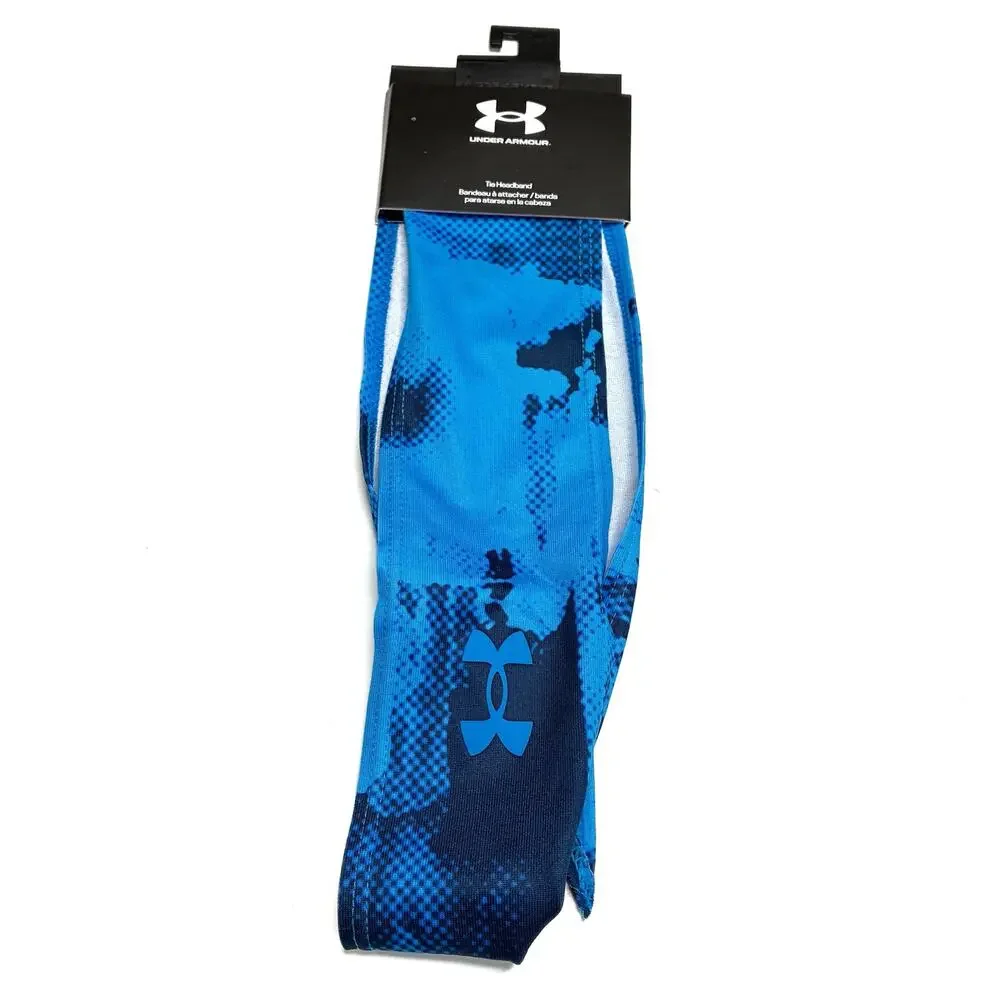 Under Armour Blue Tie Headband Head Wrap NWT